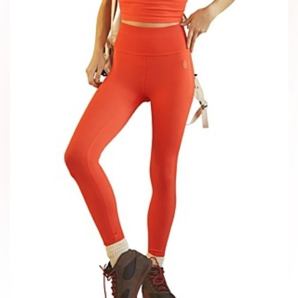 FP People Free Throw Leggings in Ripe Persimmon